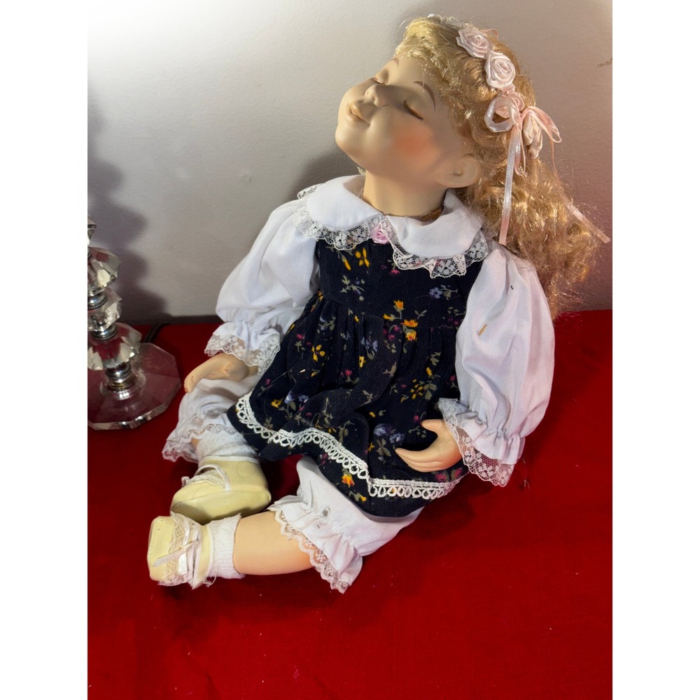 Vintage Porcelain Doll Collection Lot 10pc Victorian Baby Sleeping Dolls Mixed - Picture 6 of 10